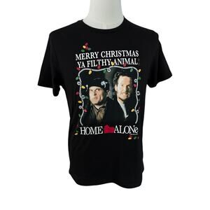 Old Navy Medium Black Home Alone Tee Shirt